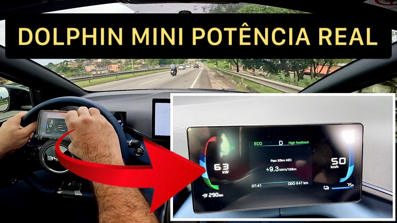 Dolphin Mini a Potência É Diferente No Urbano e Na Rodovia